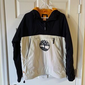 Timberland Men’s Icon Insulated Anorak Jacket Black/Beige, Size M